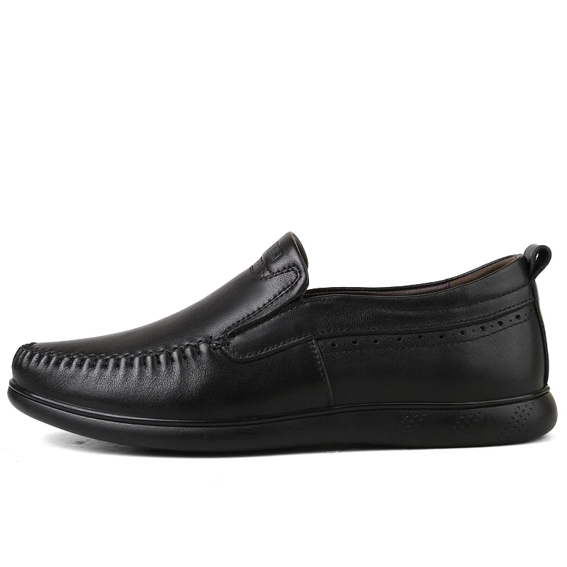 Mocassins Été Respirant Appartements La Hommes Printemps Vache Main Chaussures 2018 D'affaires De Nouveau Cuir 6200black Décontractée En Richelieu Zapatos À thdBsQrxC