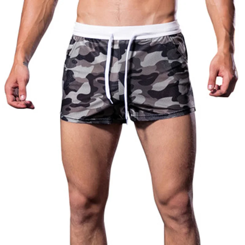 Camouflage Mens Running Sweatpants Gym Training Athletic Shorts Beach ...