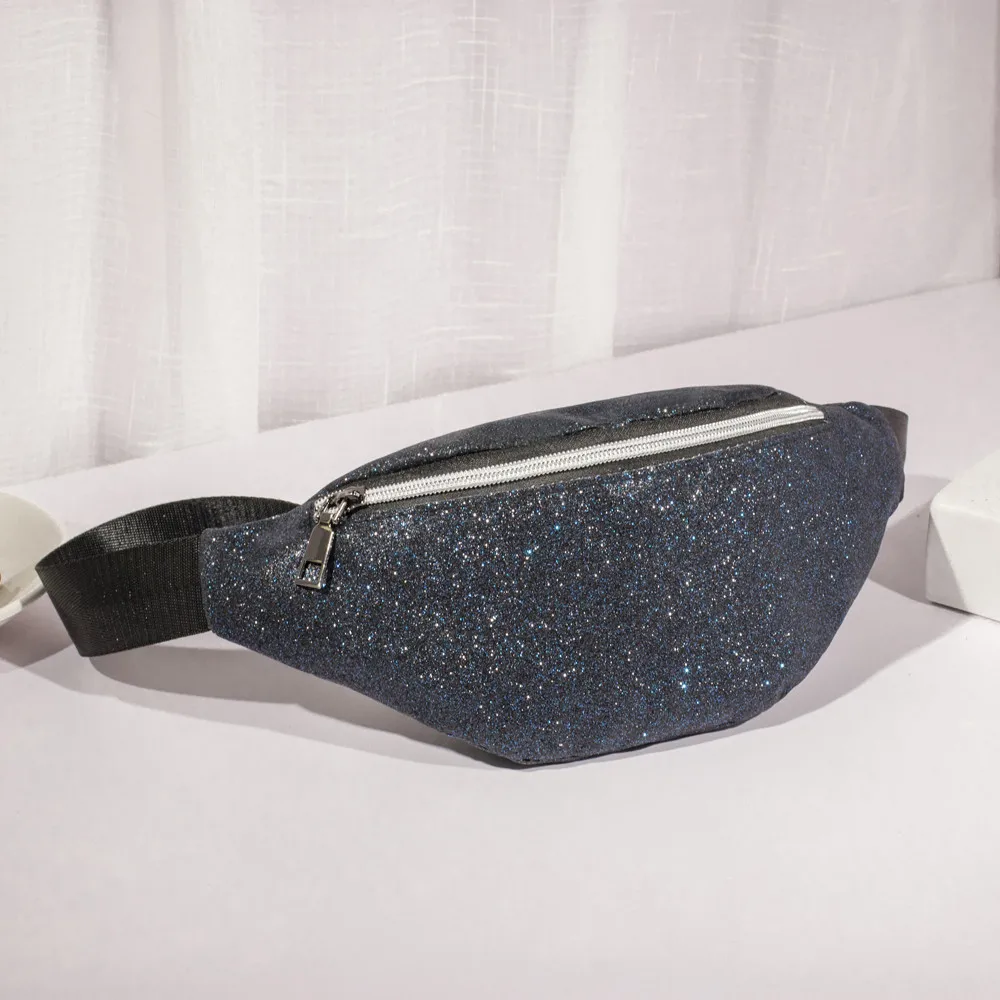 

Fashion Women Bling Sequins PU Leather Single Shoulder Messenger Bag Chest Bags Zipper Closing Vintage Handbag Droship 10Sep 21