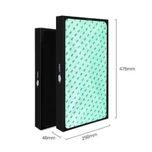 5 in 1 Air Purifier Parts Replacement Filter FUS40H for Sharp Air Purifier FU-40SAW/B,FU-W240S 475*250*46mm