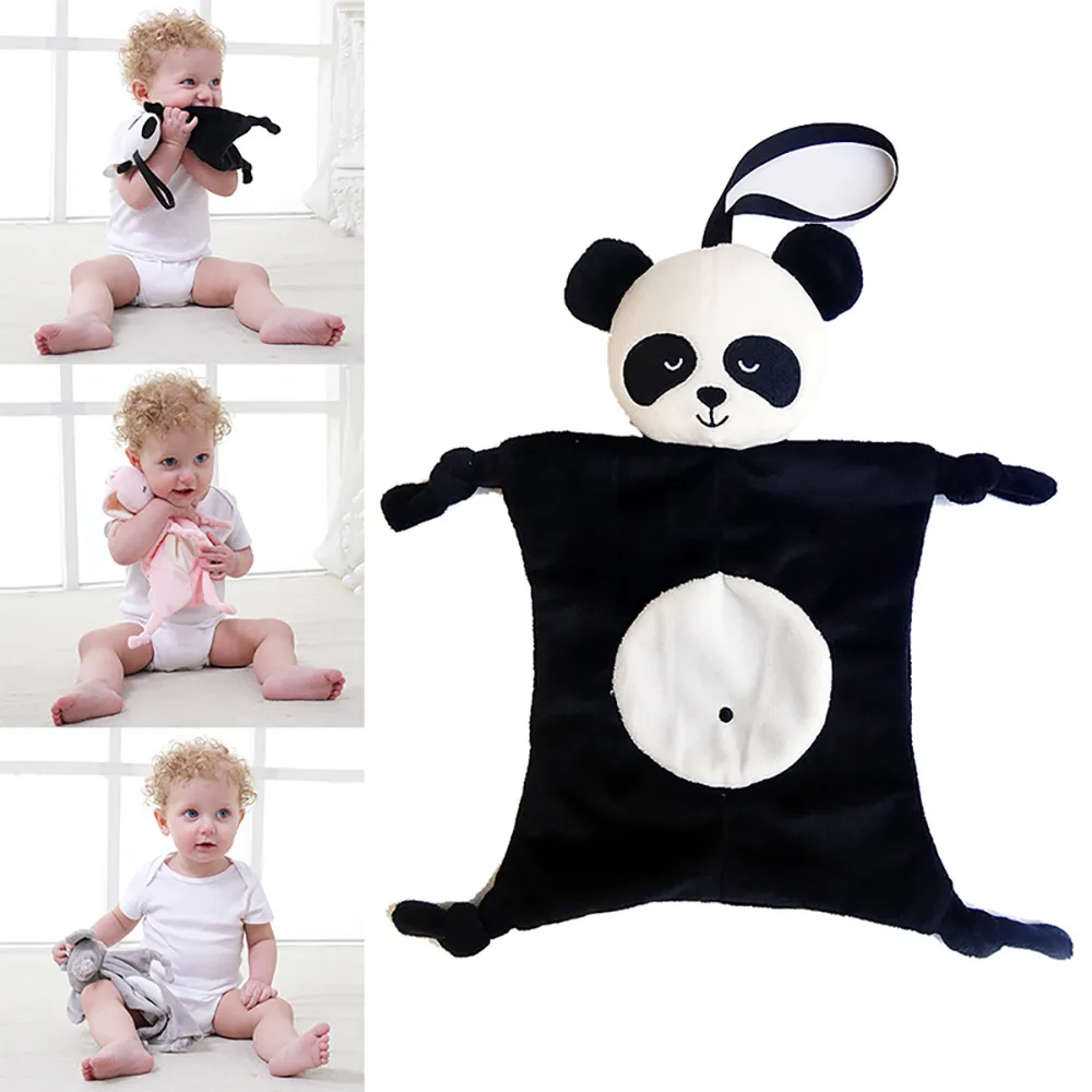

Fashion Mouth Towel Baby Comforting Plush Toy Animal Doll Multifunctional Sleep Children Mouth Towel 2018
