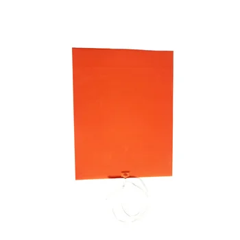 

110v 1700w 400*500*1.5mm Silicone Heat Bed for Kitchenware adhesive 1 side 1000mm lead come out from middel of 400mm side