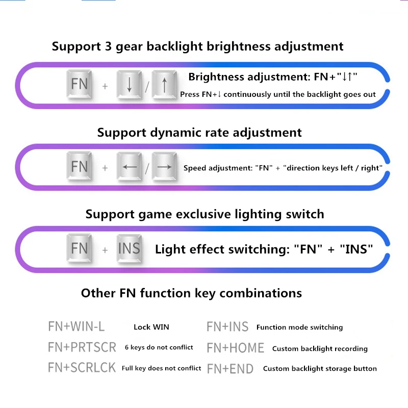 Стимпанк настоящая ретро Механическая клавиатура RGB смешанный свет 104 круглые клавиши двойная ручка с usb-кабелем внешний компьютерный стол офис