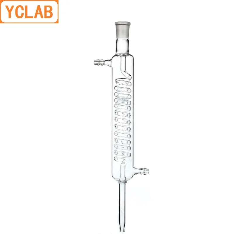 HUAOU 500mL Distilling Apparatus with Ground In joints Borosilicate 3.3 Glass Laboratory Chemistry Equipment ( Glass Only ) lab glass supplies