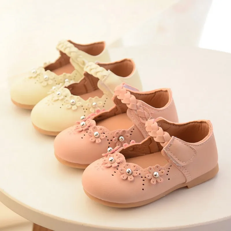 

Female Baby Korean Version Of The Flower Princess Small Soft Bottom Toddler Shoes