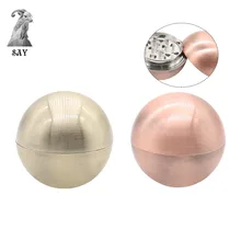 SY 2-Слои цинковый сплав, пластик травы измельчитель табака дыма специи дробилка ручной раскатной валик с рисунком курительной трубки и аксессуары