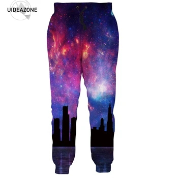 

3D Space Galaxy Joggers Pants Men Women Full Length Spring Autumn Trousers Sweatpants 2018 New Fashion Sweat Pants