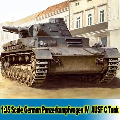 Масштаб 1:35 танк Модель для сборки немецкий Panzerkampfwagen IV AUSF C строительные наборы Tank