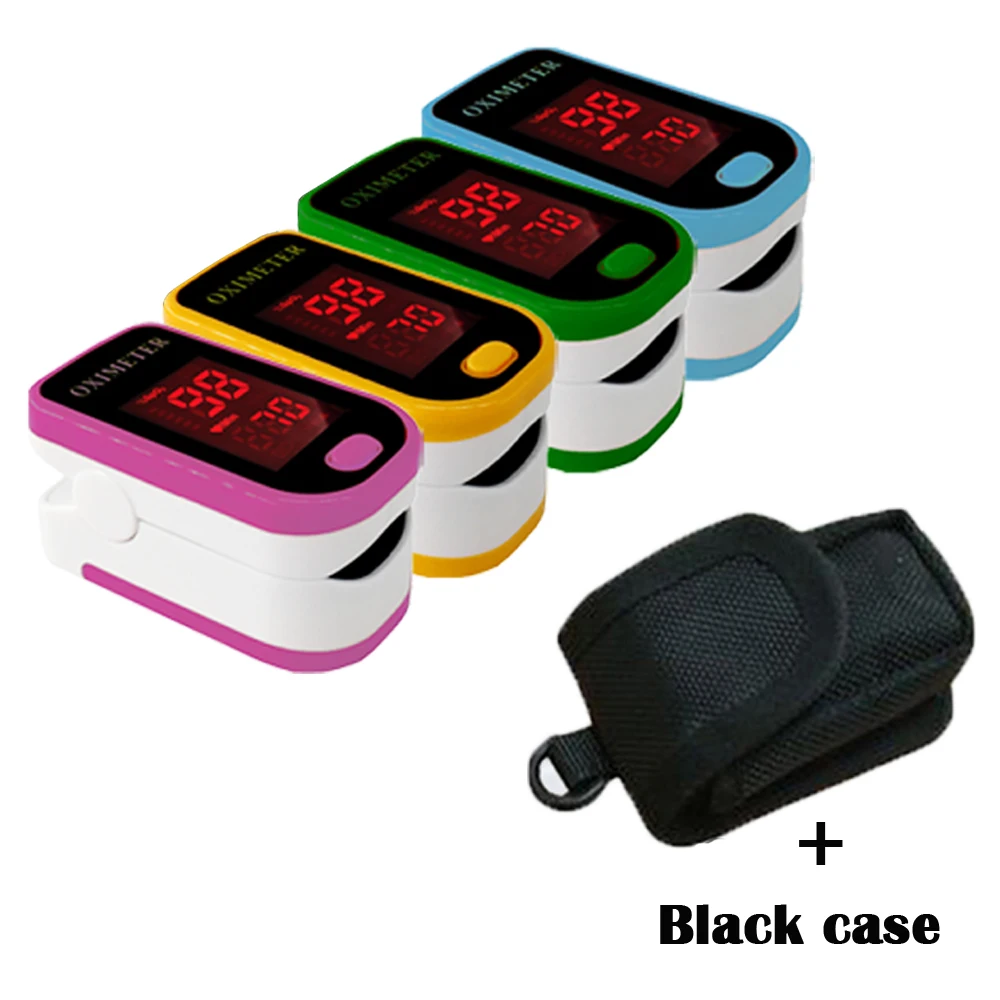 

Pouch plus~~~2 direction&LED Display 5 color Design Fingertip Pulse Oximeter Spo2 PR monitor Blood Oxygen meter Monitor