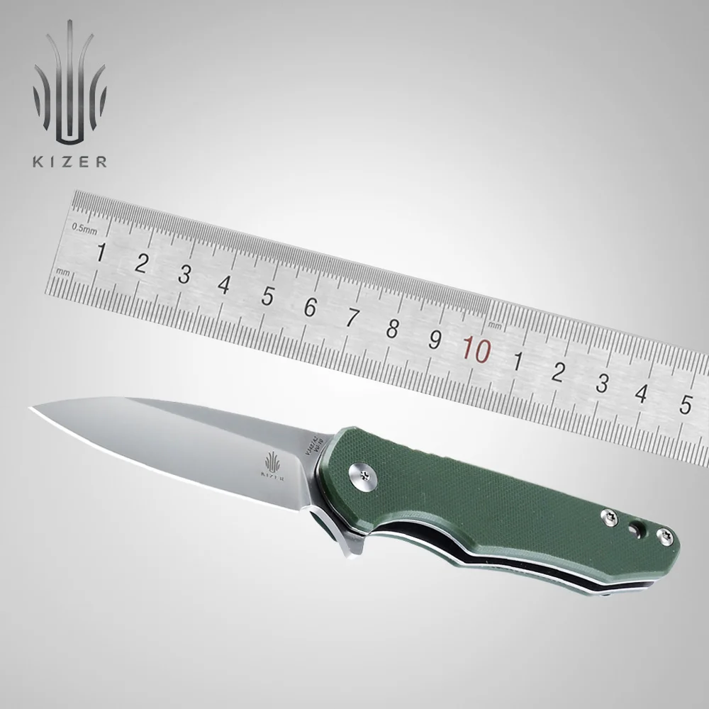 

Kizer knife hunting VG10 steel blade best selling pocket knife