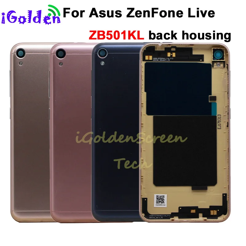 Гарантия новый корпус для Asus ZenFone Live ZB501KL X00FD A007 задняя крышка запасные