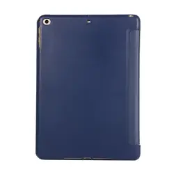 Флип Folio Smart Cover для iPad 2018 2017 9,7 A1822 A1823 A1893 A1954 Роскошные из искусственной кожи с мягкой ТПУ задняя + подарки