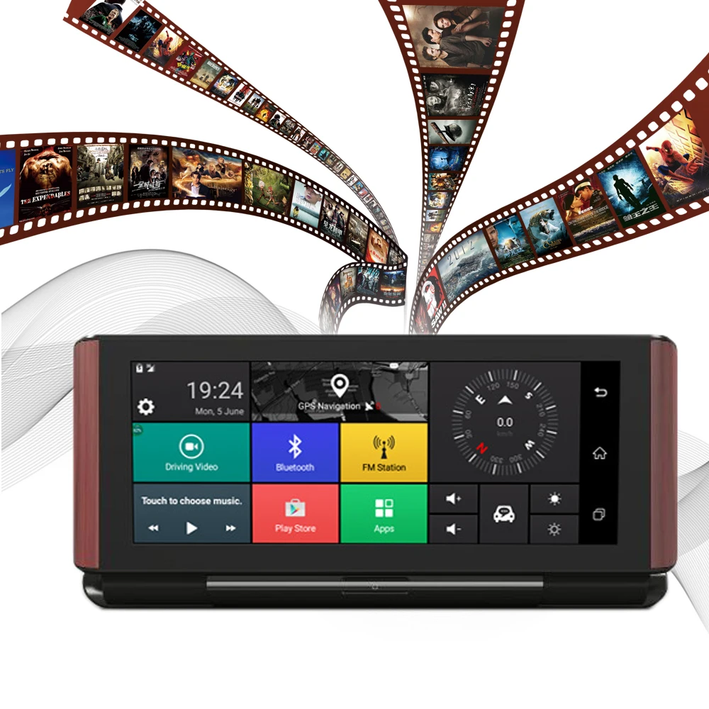  Panlelo GPS Navigation for Car 1280*480 HD 1080p Auto Navigator RAM 1GB / ROM 16GB Car Player GPS w