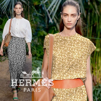 

Spring and autumn knitting printing fabrics fashion style clothes dress fabric wholesale high quality cloth