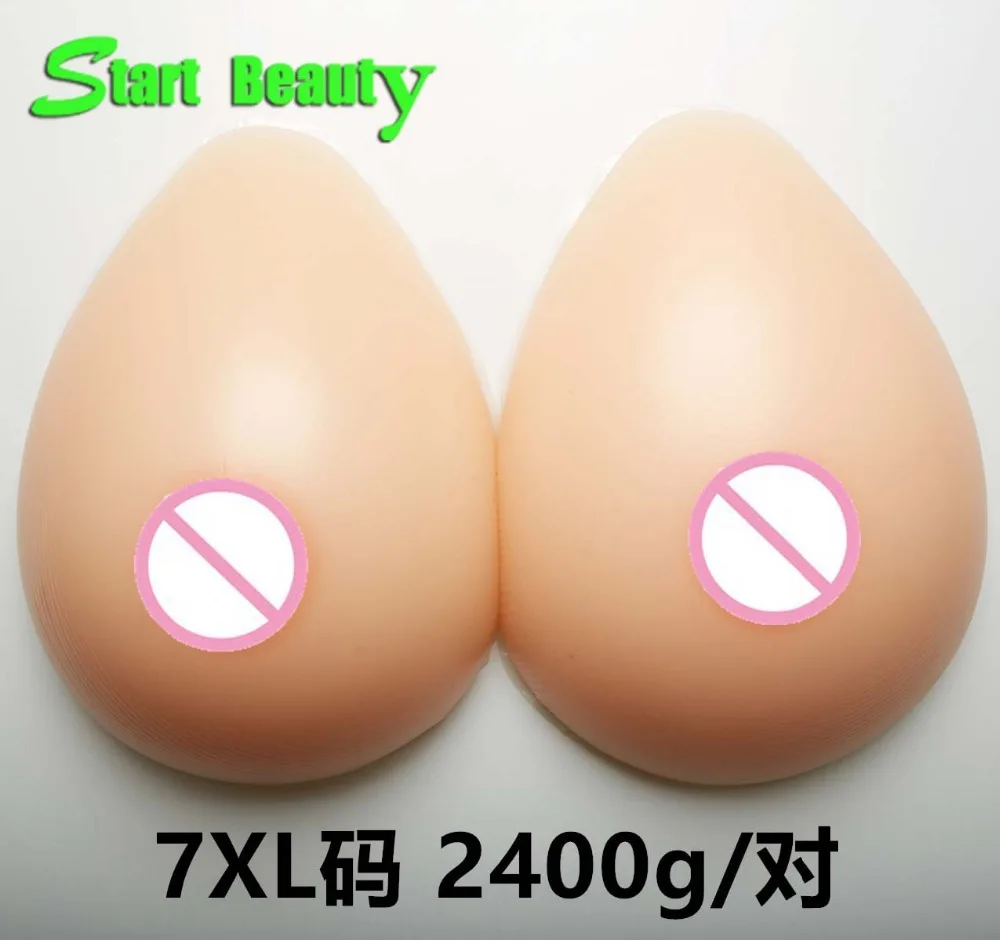 2400g/pair G cup 100% Silicone naturel breasts Forms artificial Boobs enlarge breast for crossdresser vagina seios borsten