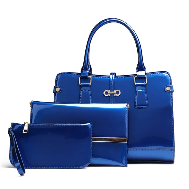 VANDERWAH женская сумка Роскошные сумки кошелек и сумки модные Известные бренды дизайнерские сумки высокого качества женская сумка на плечо - Цвет: BLUE