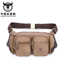 BULLCAPTA модные из натуральной кожи Для мужчин многофункциональный дорожные сумки забавные груди пакет Для мужчин поясная высокое качество Для мужчин поясная сумка