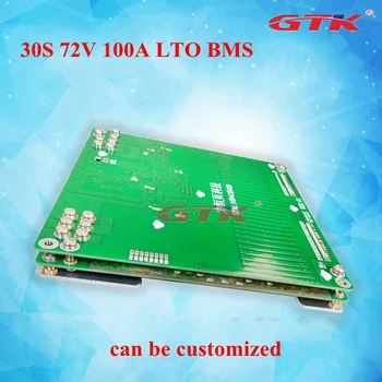 

GTK 30S 72V 100A LTO BMS 30S 72V 100A Lithium titanate same port bms for high current application DIY battery pack