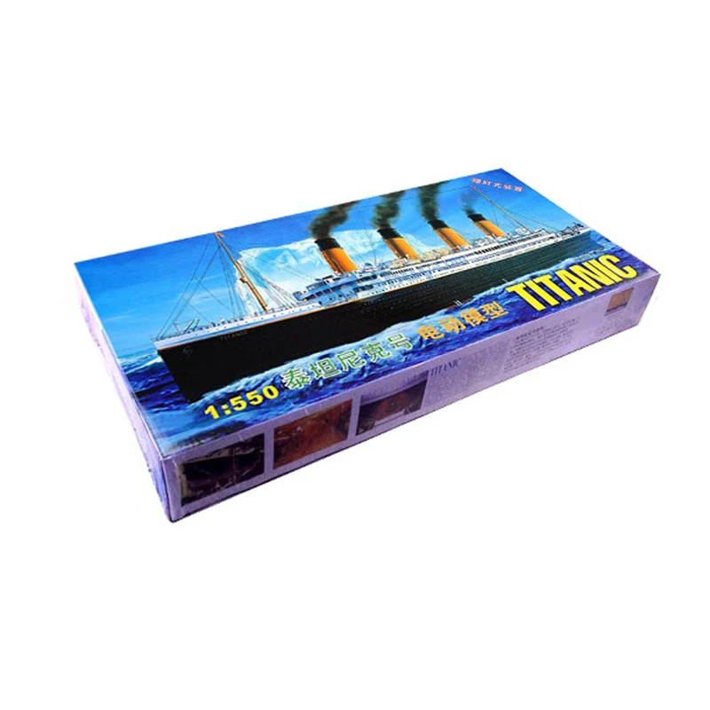 

Cruise ship toy 1:550 scale RMS Titanic Model Building Kits Assembly boys Plastic Ship Model electric with Motor and lighting