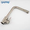 GAPPO 304 stainless steel Kitchen Faucet Single Handle Single Hole Mixers Sink Tap Kitchen Faucet Modern Hot and Cold Water taps ► Photo 3/6