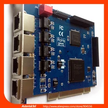 PCI разъем E1 T1 карта с 4 портами T1/E1, ISDN PRI TE420P для VoIP PBX Asterisk IP PBX digium pci e1