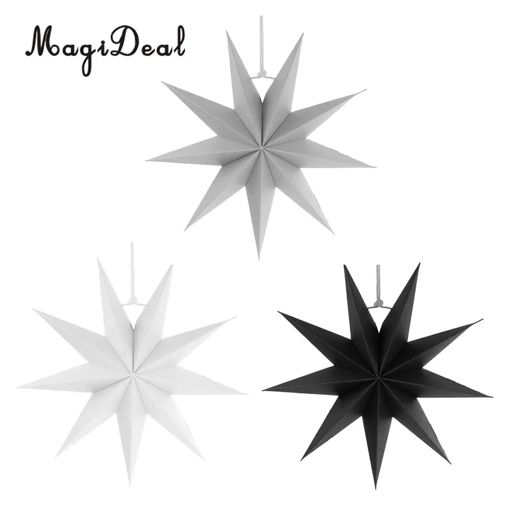Paper Star Hanging Christmas  Home Party Decoration Wedding Prom Hanging