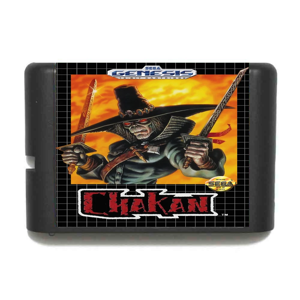 

Chakan 16 bit MD Game Card For Sega Mega Drive For Genesis