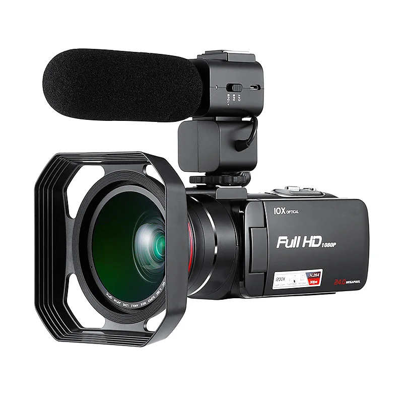 10X оптический зум Профессиональная цифровая видеокамера HDV-Z80 32GB sd-карта памяти 5," CMOS литиевая батарея Китай Цифровая видеокамера
