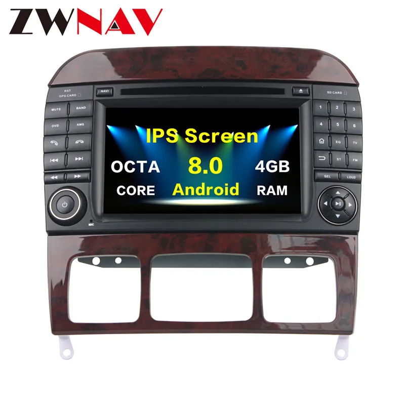 Clearance 2Din Android 8.0 Car DVD Player For Mercedes Benz S-Class W220/S280/S320/S350 /S400/S430/S500 Radio GPS Navigation auto stereo 9