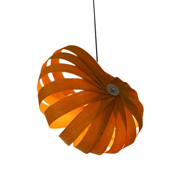 

Nordic bamboo pendnat lamps restaurant veneer modern coffee bar pendant light wood lamps ZA914607 ZAG503