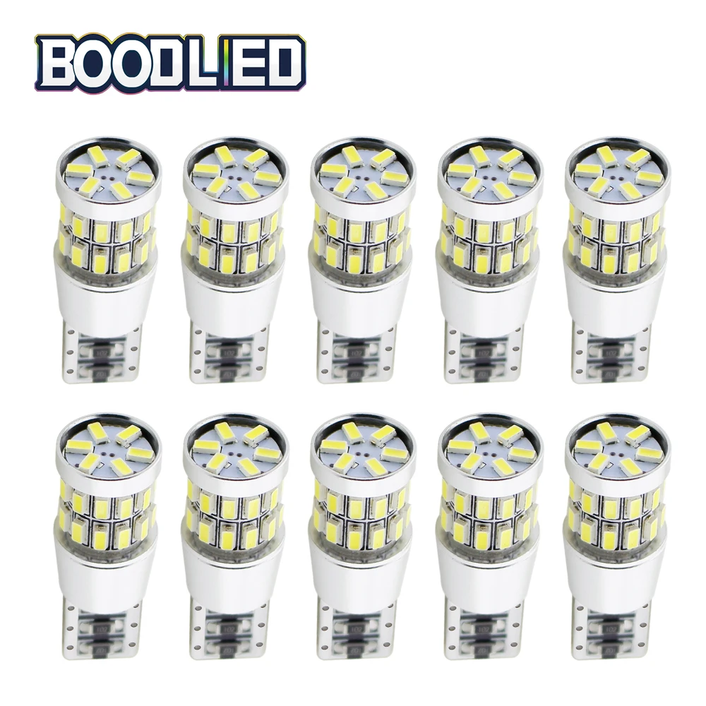 T10 лампы W5W 3014 30 SMD СВЕТОДИОДНЫЙ 194 168 Canbus Нет Ошибка Белый светодиодный свет салона