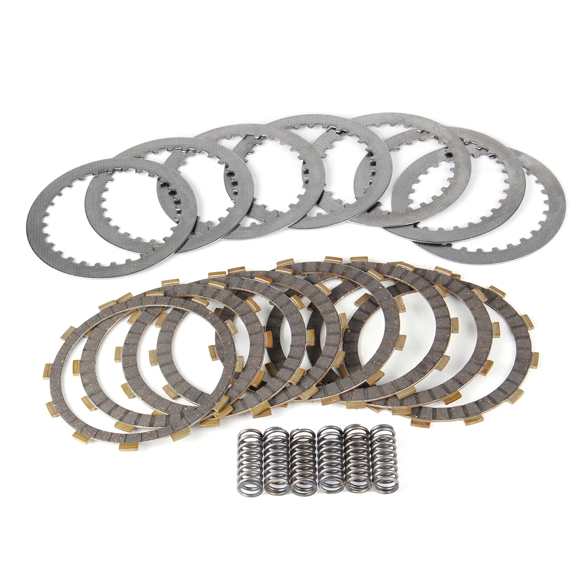 

21Pcs Motorcycle Clutch Kit With Heavy Springs Friction Plates Steel Drives Plates for Yamaha YFZ 450 Raptor 700 700 R
