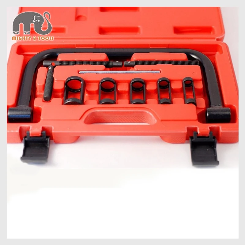 

X-Steel 10pc 5 sizes Valve Spring Compressor Hollow Pulley Tool Kit for Car Motorcycle Engines
