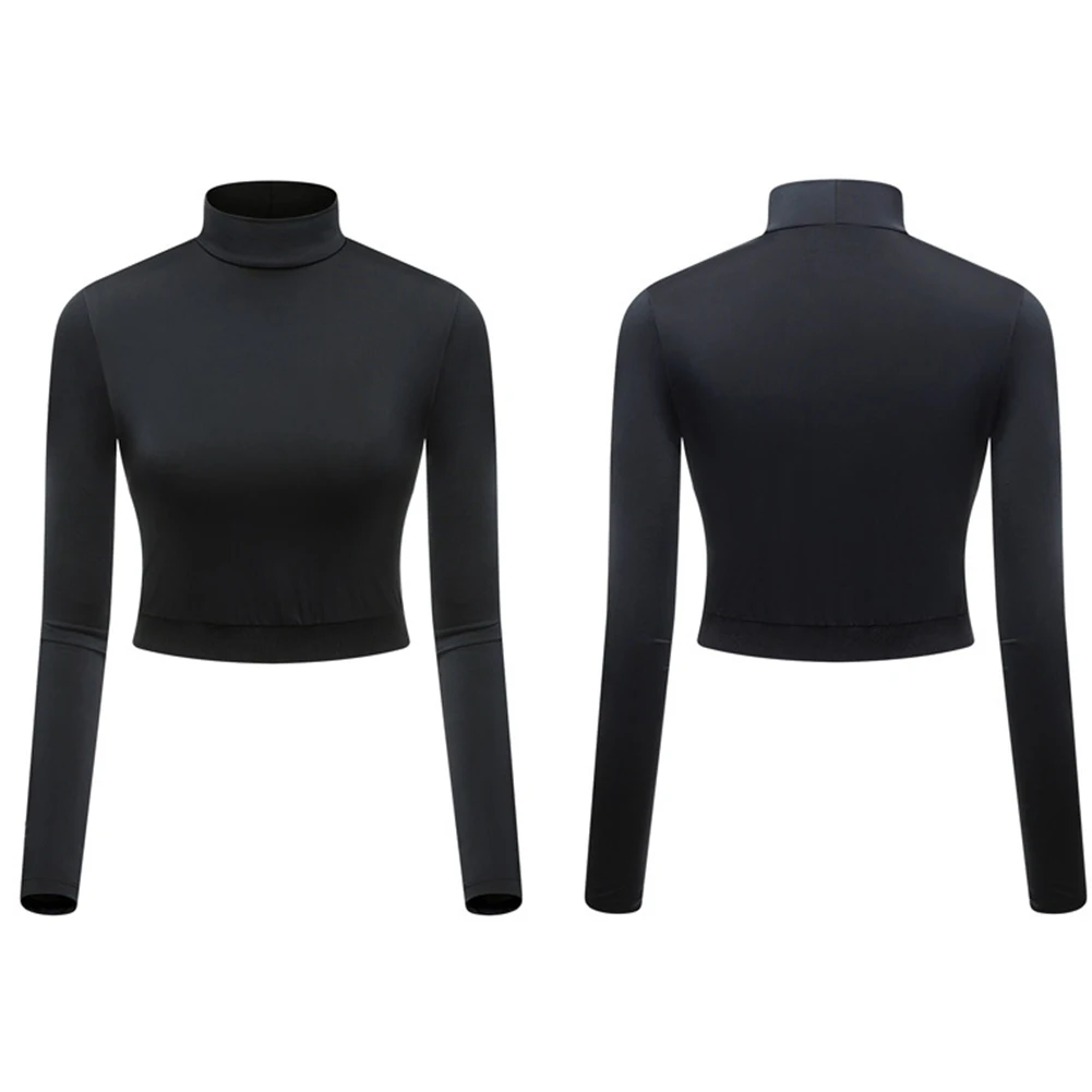 Летний солнцезащитный козырек для гольфа UV Дамская нижняя рубашка женская спортивная рубашка Ice Silk эластичная быстросохнущая дышащая длинная Sleev