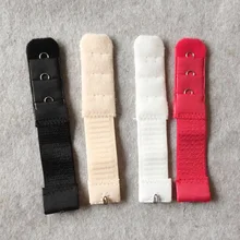 Новинка, 1 шт., 1 ряд, 3 крючка, удлинитель для бюстгальтера, нейлоновая застежка, удлинитель, эластичный на лямках, удлинитель для бюстгальтера, регулируемые аксессуары для интима