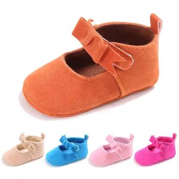 

Fashion Spring Summer Kids Shoes Newborn Baby Girl Toddler Shoes First Walker Velvet Bow Sweet Princess Soft Non-slip Socks Shoe