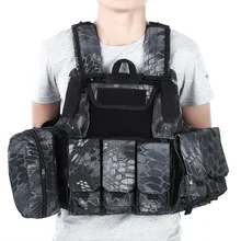 CS тактический Охота жилет Молл Военная Униформа жилет нападение плиты Перевозчик жилет Airsoft Пейнтбол боевой жилет с подсумок