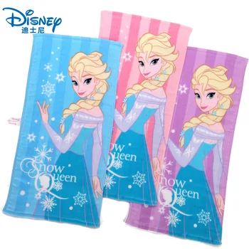 

Disney Princess Frozen Elsa Anna children's towel cotton gauze cartoon cute soft child baby adult women face towel gift 25x50cm