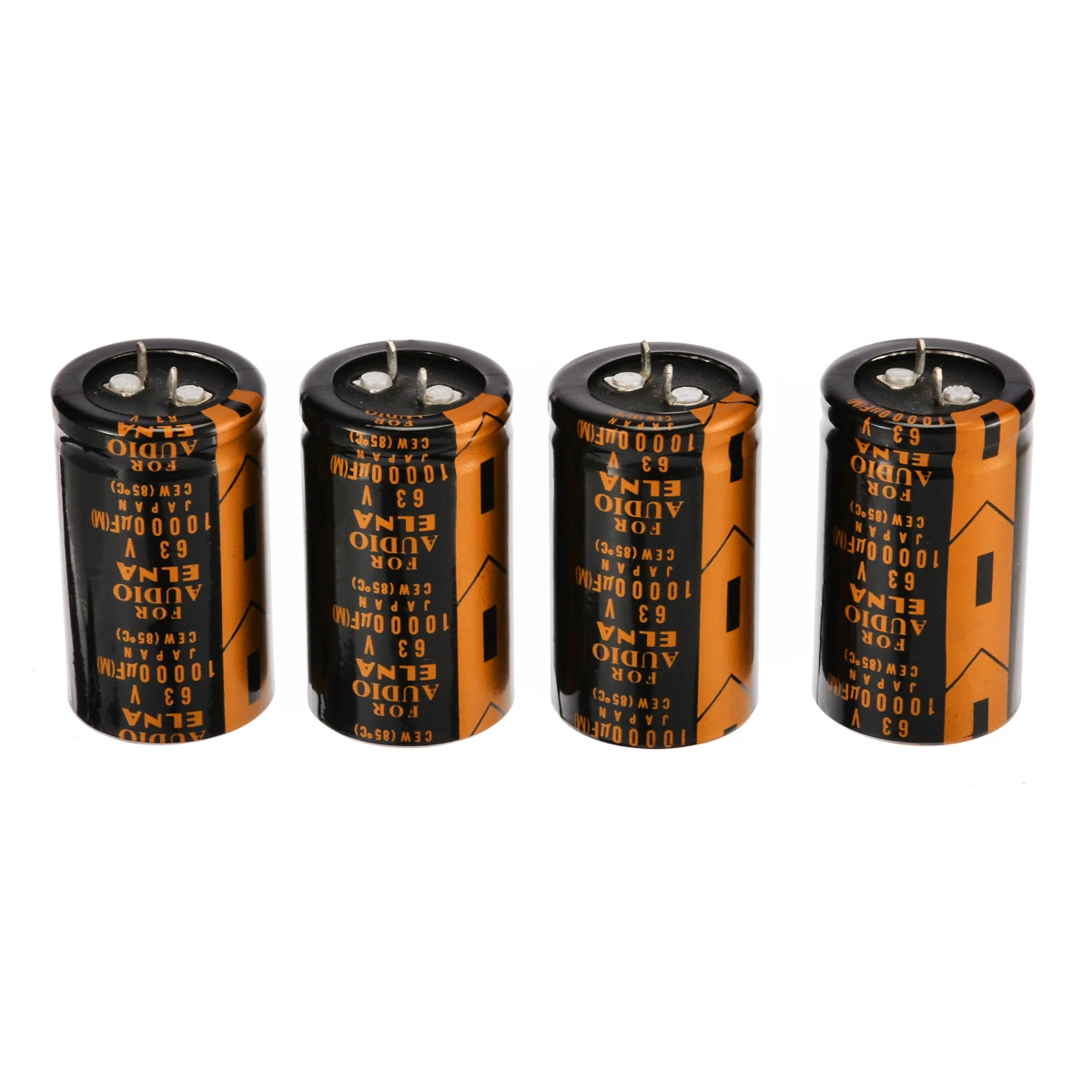 Mayitr 4pcs Replacement Electrolytic Capacitor For ELNA AUDIO 63V 10000UF 3*5cm