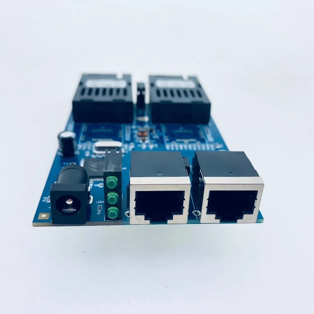 6 шт. коммутатор Gigabit Ethernet 2G2E 10/100/1000M волоконно оптический медиаконвертер