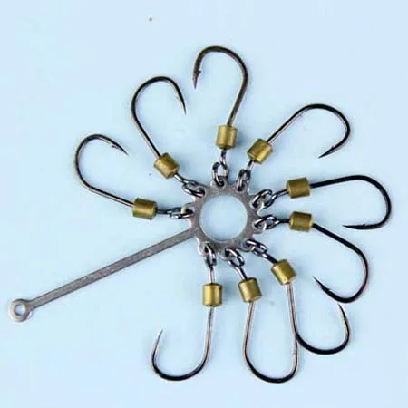 2015 New Bomb Explosion Fishing Hooks Import Flap Disc Hook String Suit Fishhooks Free Shipping | Спорт и развлечения