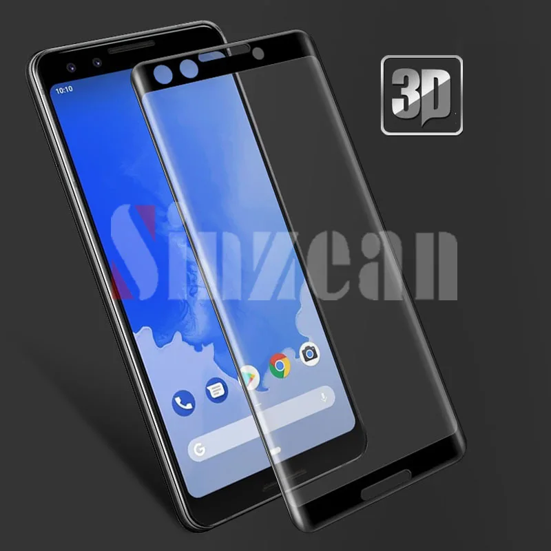 Sinzean 50 шт. для Google pixel 3XL/3 3D полное покрытие закаленное стекло экран протектор(край клей