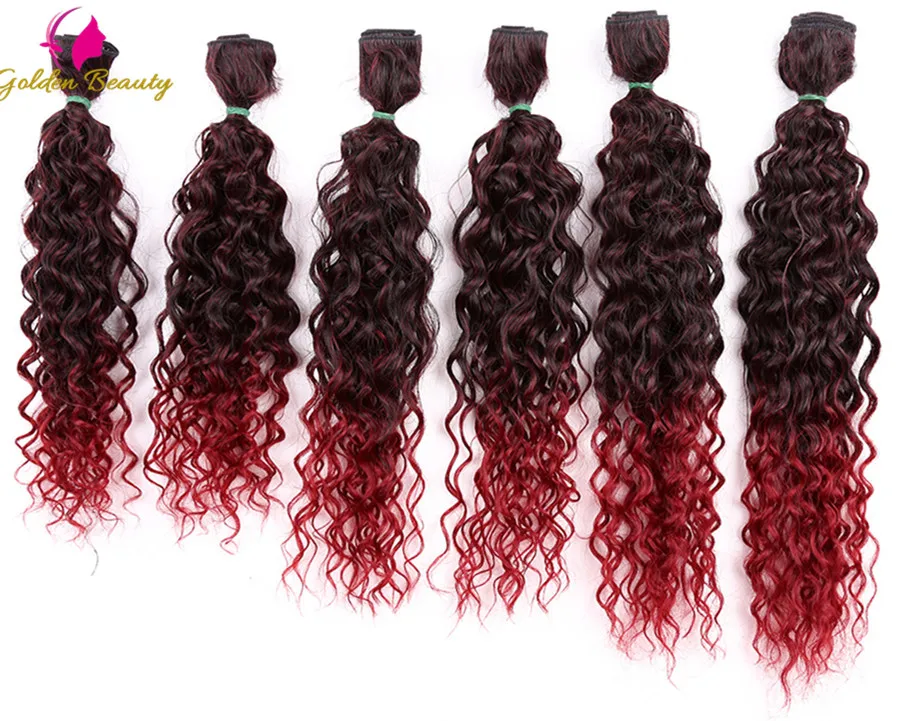 Weave Extensões Do Cabelo Encaracolado Kinky 14-18