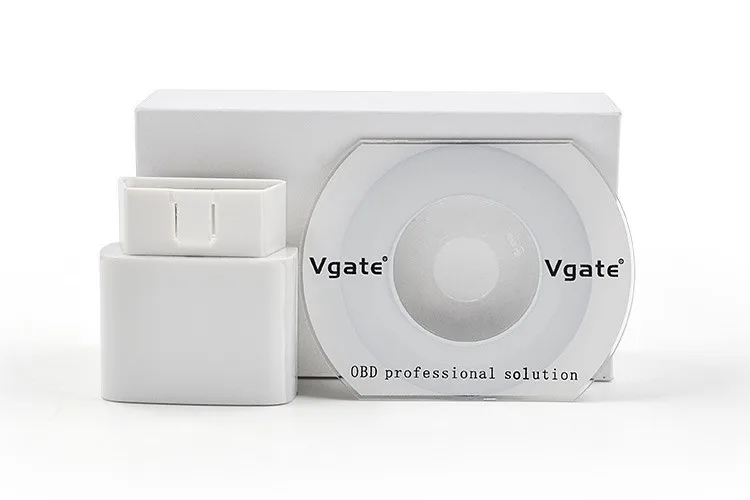 Новейший супер Vgate Икар ELM327 Wi-Fi OBDII диагностический белого цвета, в виде мини ELM327 WI-FI с выключатель с бесплатной доставкой;