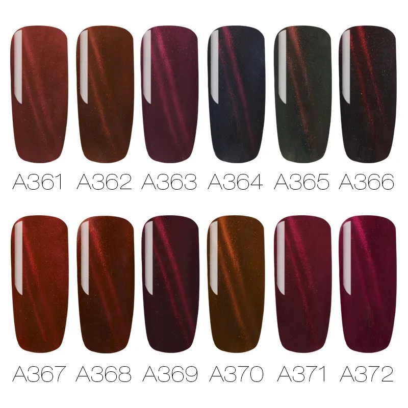 Кошачий глаз клей для ногтей Набор для маникюра полу постоянный top coat УФ-светодиодный гель лак удаляющийся замачиванием 58 цвета ногтей гель для ногтей
