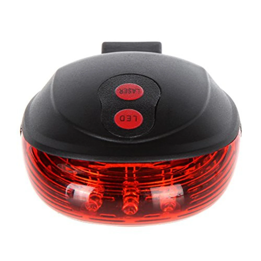 5 led laser rücklicht fahrrad