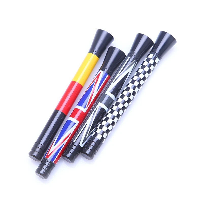 New Union Jack UK Flag Short Antenna For MINI Cooper S R55 R56 R60 Countryman Car Styling