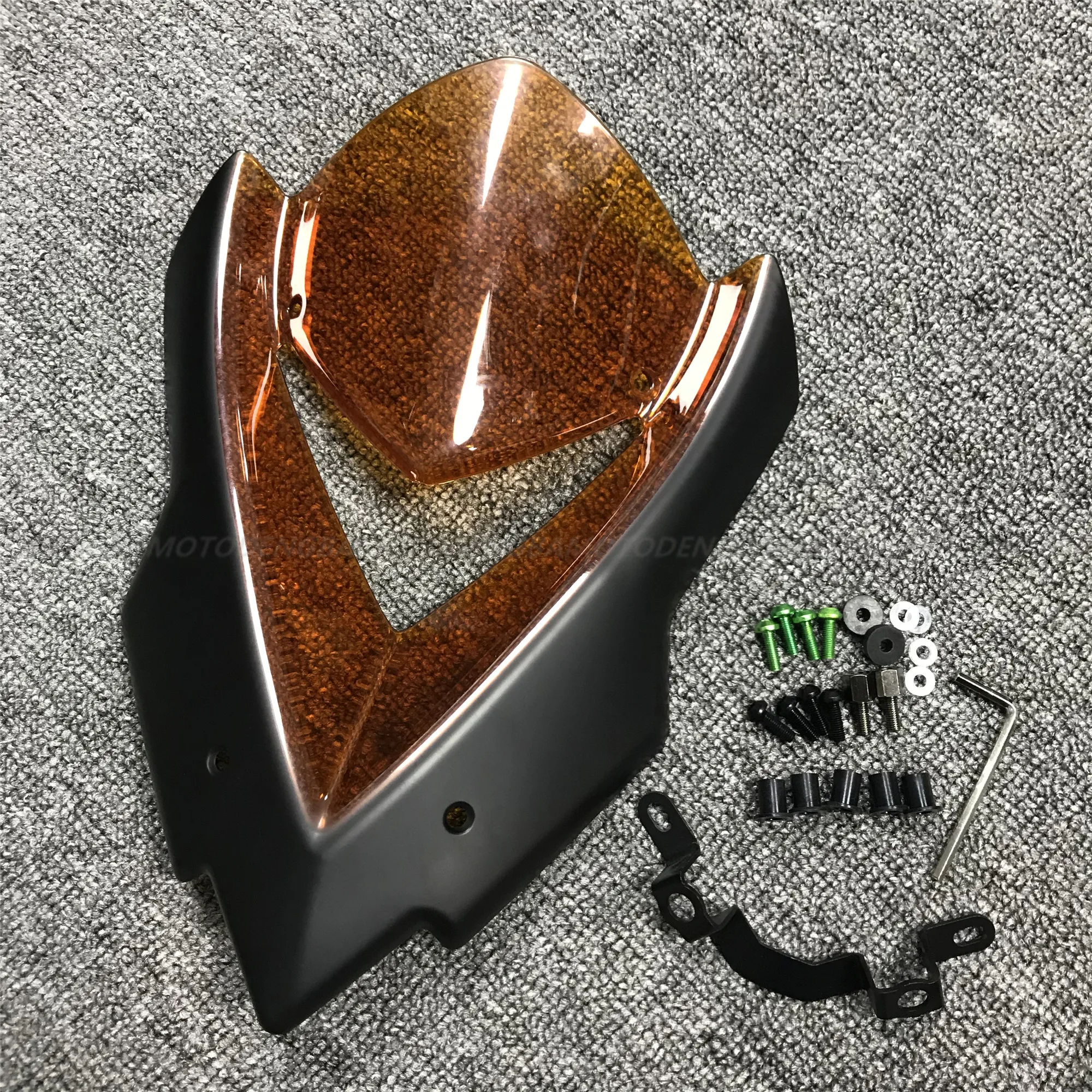 Ветровое стекло для мотоцикла с двойными пузырьками и опорой Kawasaki Z1000 z1000 2014 2015 2016
