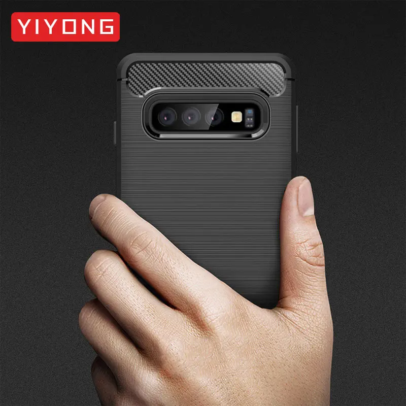 YIYONG силиконовый чехол для samsung Galaxy S10 Plus S10E чехол TPU мягкий чехол для samsung S10 Plus S10E чехол для Galaxy S10 E Plus