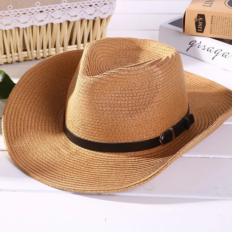2019 Men Summer Hats/Sunscreen Male Summer Folding Cowboy ...